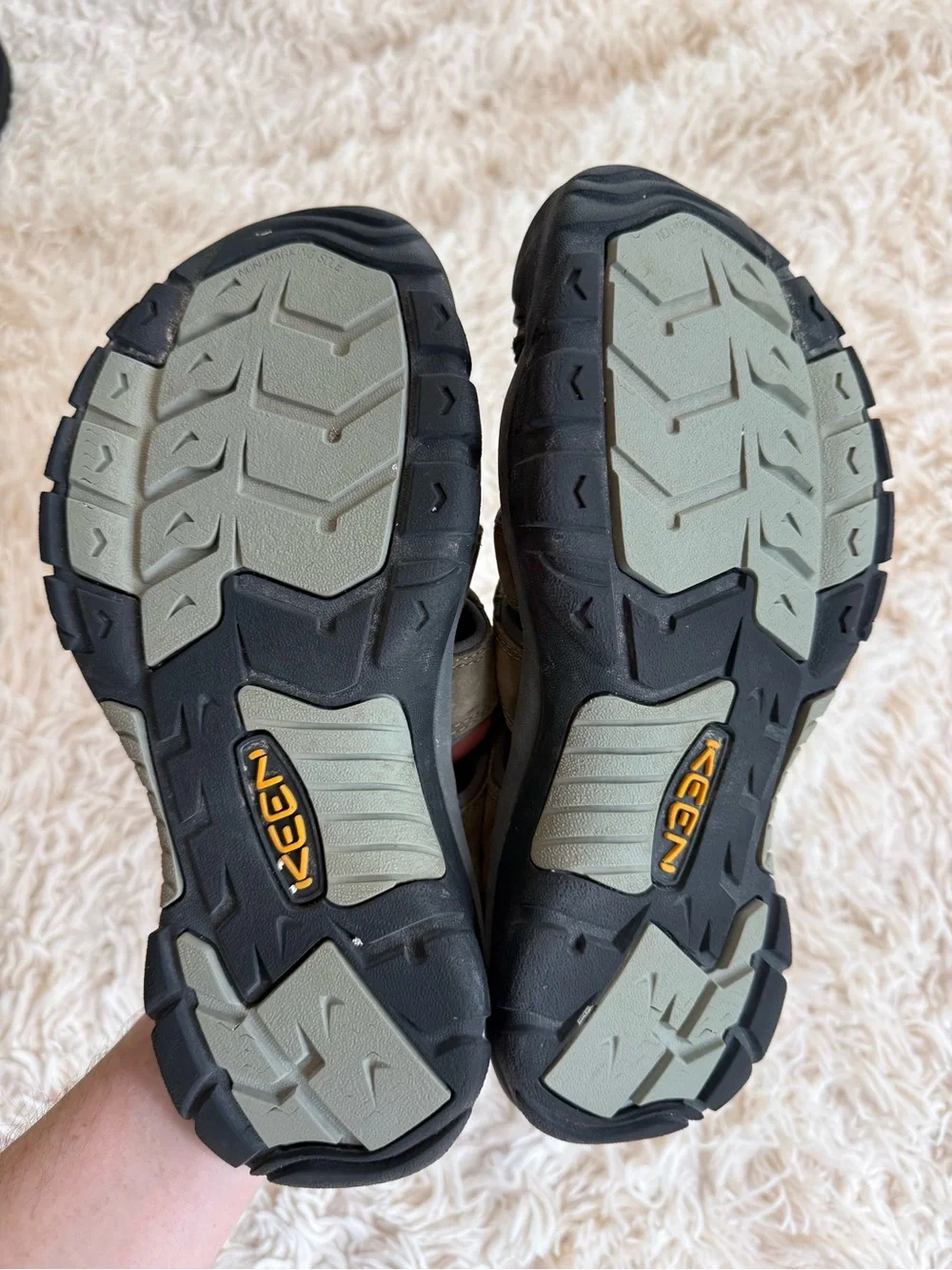 KEEN Newport Waterproof Leather Hiking Sport Sandals Gray Men’s US 8 EU 40.5